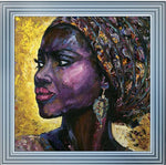AF098 African Turban Woma|