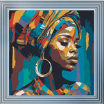 AF099 African Turban Woman