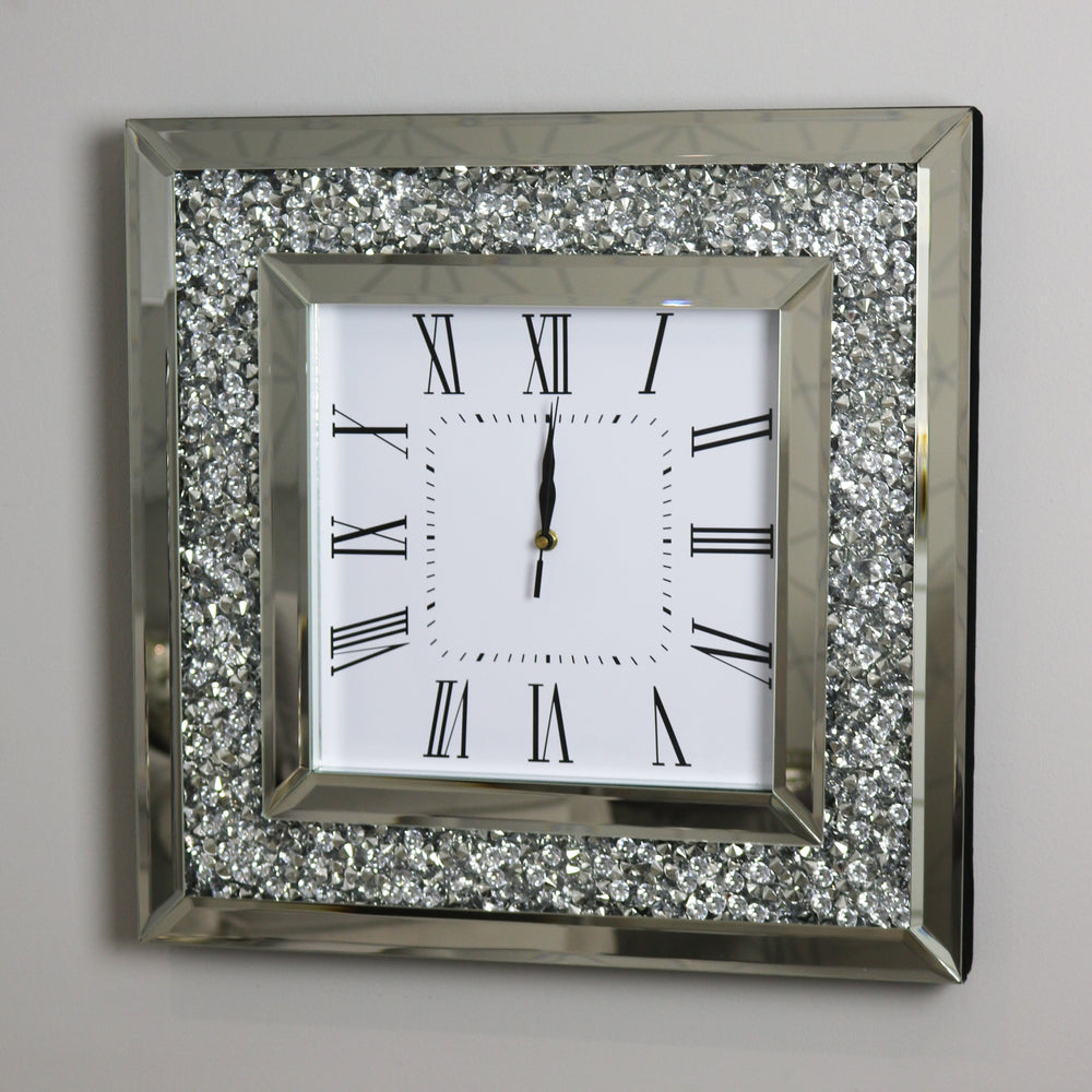 Square Mocka Diamond Crush Clock